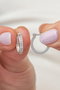 Heliophilia Silver Pendientes de Plata de Ley 925 con Circón